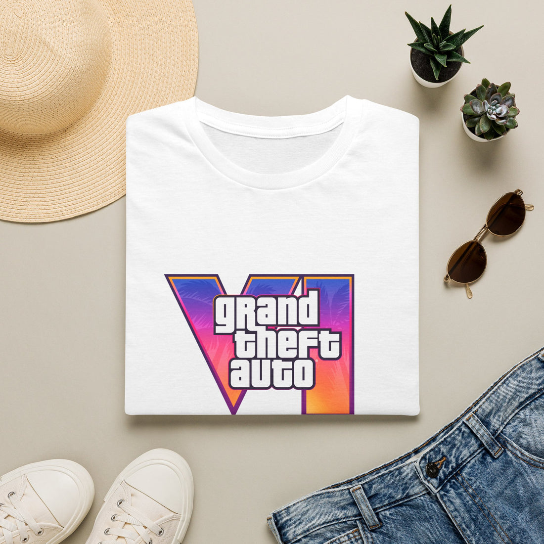 Grand Theft Auto VI - Minimalistic Logo Tee